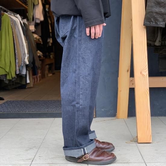 KAPTAIN SUNSHINE】 Buckleback 5PKT Denim Pants 