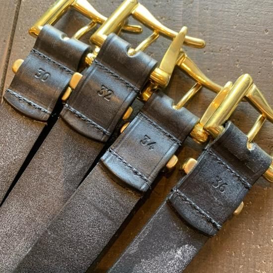 HERALDIC BELTS】 Bridle Leather Quick Release Belts 30mm