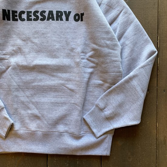 Necessary or Unnecessary】 Sweat Crew 