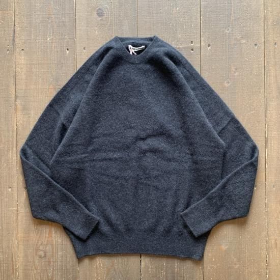 KAPTAIN SUNSHINE】 ALL CASHMERE CREWNECK PULLOVER 