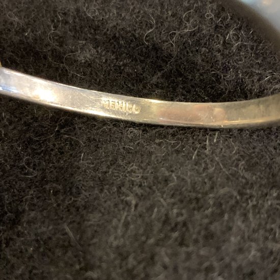 Vintage Item】 50's Vintage Mexican Silver Bangle ② - 【 CHARMANT