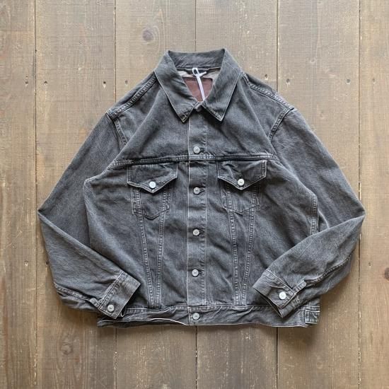 KAPTAIN SUNSHINE】 Washed Denim Trucker Jacket No.3 