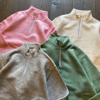 <img class='new_mark_img1' src='https://img.shop-pro.jp/img/new/icons20.gif' style='border:none;display:inline;margin:0px;padding:0px;width:auto;' />【Luv our days】 Half Zip Pullover 