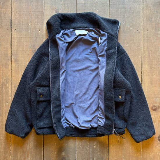 CURLY＆Co.】 RECYCLED WOOL TUBE-NECK BLOUSON 