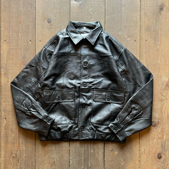 yoused】 French Antique Leather Jacket 