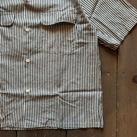 トップス KAPTAIN SUNSHINE OPEN COLLAR SS SHIRT KAPTAIN SUNSHINE Open Collar S/S Shirt [BEIGE PLAID] - Fresh