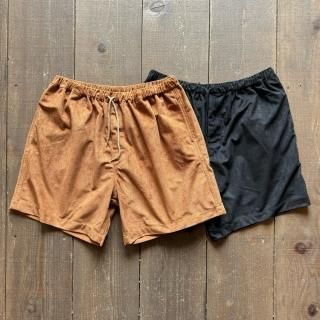 SUNNY SPORTS Fake Suede Baggy Shorts 