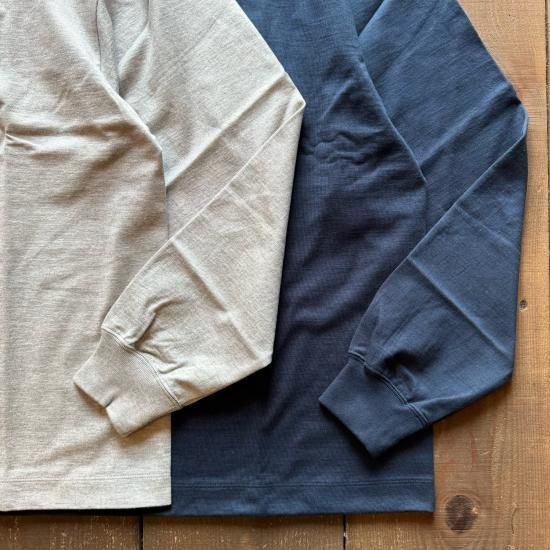 KAPTAIN SUNSHINE】 Suvin Supima Tube L/S Tee Heavy