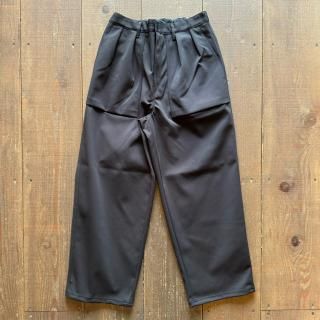 CURLYCo. Solid Double-Knit Wide Baker Pants Set up 