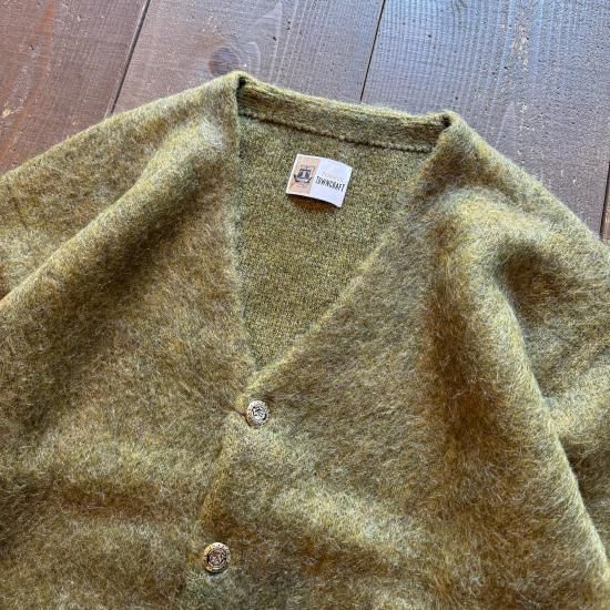 TOWNCRAFT】 Vintage Mohair Stripe Cardigan 