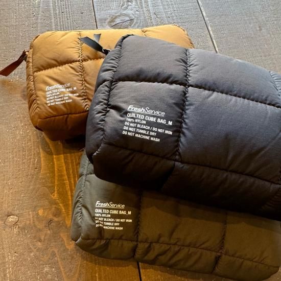 鳥屋野店】FRESH SERVICE QUILTED CUBE BAG 10月7日(土)発売