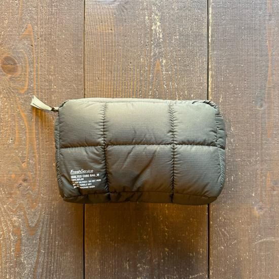 Fresh Service】 QUILTED CUBE BAG_M 