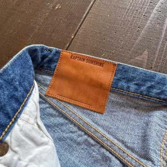 KAPTAIN SUNSHINE】 5P Zipper Front Denim Pants KAPTAIN SUNSHINE】 5P Zipper Front Denim Pants