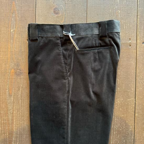 【KAPTAIN SUNSHINE】D Slacks CCL 32 Namu Shop - Kaptain Sunshine D Slacks - Charcoal Corduroy