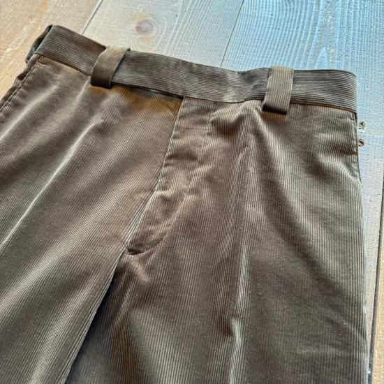 パンツ KAPTAIN SUNSHINE D Slacks CHARCOAL Namu Shop - Kaptain Sunshine D Slacks - Charcoal Corduroy