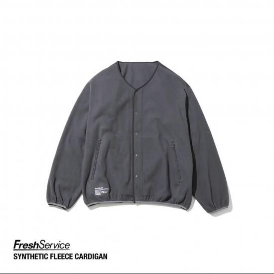 Fresh Service】 Synthetic Fleece Cardigan Fresh Service】 Synthetic Fleece Cardigan