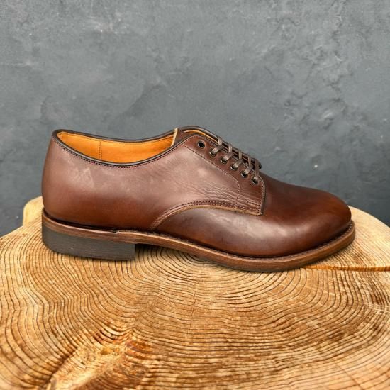 【TOWNCRAFT × WHEEL ROBE】PLAIN TOE BROWN TOWNCRAFT × WHEEL ROBE】 PLAIN TOE LEATHER SHOES 