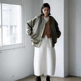 MANON Heavy Satin Flight Jacket 