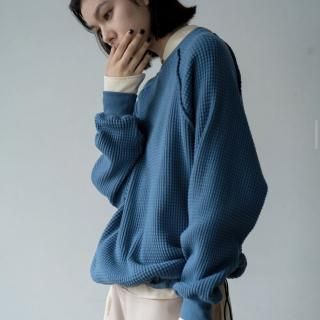 <img class='new_mark_img1' src='https://img.shop-pro.jp/img/new/icons5.gif' style='border:none;display:inline;margin:0px;padding:0px;width:auto;' />MANON Heavy Waffle Raglan Sleeve Over Tee 