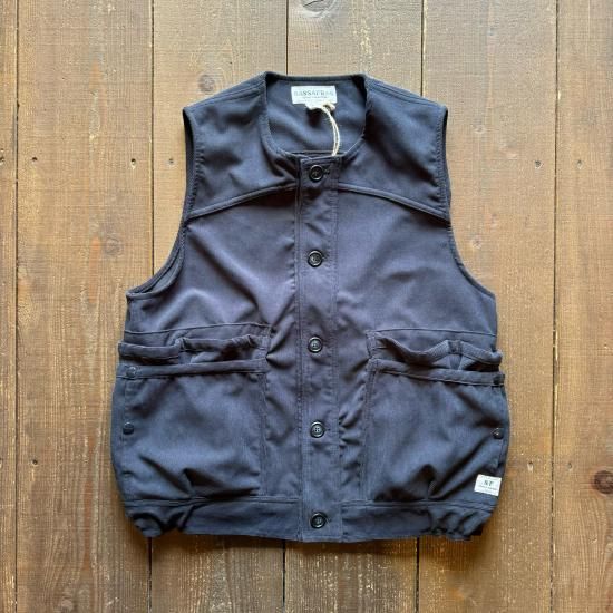 トップス SASSAFRAS Overgrown Hiker Vest Navy Sassafras Overgrown Hiker Vest - Navy | Available in USA