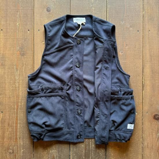 『OVERGROWN HIKER VEST(ACTIVE CORDUROY)』 SASSAFRAS】 Overgrown Hiker Vest 