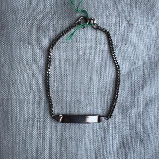 Vintage Silver 40-60ǯ ᥭ ID Bracelet 