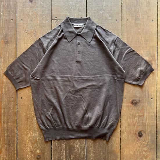 KAPTAIN SUNSHINE “KNIT POLO SWEATER” Kaptain Sunshine Cotton Knit Polo Shirt Mint | Cultizm