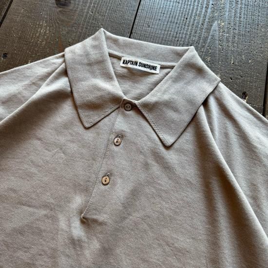専用KAPTAIN SUNSHINE Knit Polo Shirt KAPTAIN SUNSHINE COTTON KNIT POLO SHIRT - Blog
