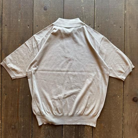 KAPTAIN SUNSHINE】 Cotton Knit Polo Shirt 