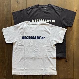 <img class='new_mark_img1' src='https://img.shop-pro.jp/img/new/icons5.gif' style='border:none;display:inline;margin:0px;padding:0px;width:auto;' />Necessary or Unnecessary NOUN Print T 