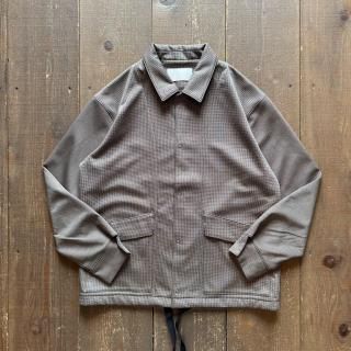 <img class='new_mark_img1' src='https://img.shop-pro.jp/img/new/icons5.gif' style='border:none;display:inline;margin:0px;padding:0px;width:auto;' />CURLYCo. Houndstooth Coach Shirt Jacket