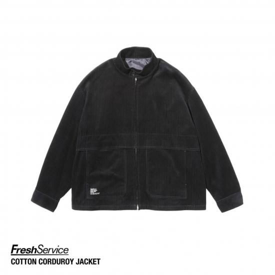 N*e様 【ブラック/M】FreshService CORDUROY SET U Fresh Service】 Cotton Corduroy Sailing Jacket 