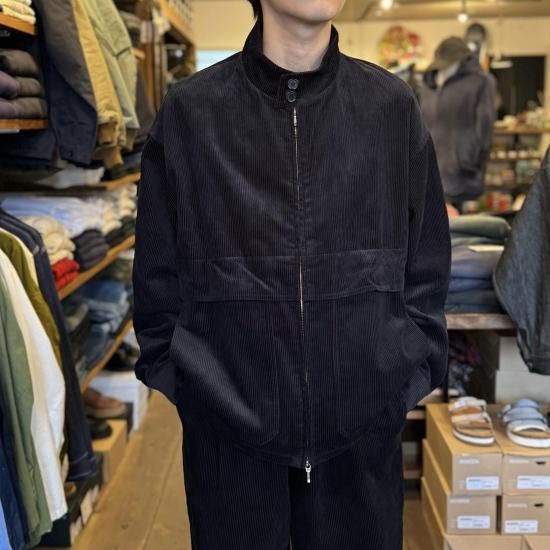 N*o様 【ブラック/L】FreshService CORDUROY SET U Fresh Service】 Cotton Corduroy Sailing Jacket 