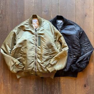 <img class='new_mark_img1' src='https://img.shop-pro.jp/img/new/icons5.gif' style='border:none;display:inline;margin:0px;padding:0px;width:auto;' />Manual Alphabet Noir MA-1 Flight Jacket 