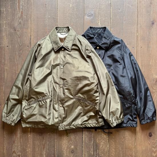 KAPTAIN SUNSHINE】 Silk Poly Coach Jacket 