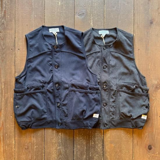 『OVERGROWN HIKER VEST(ACTIVE CORDUROY)』 SASSAFRAS『OVERGROWN HIKER VEST(ACTIVE CORDUROY)』(BLACK) – Reggieshop