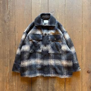 <img class='new_mark_img1' src='https://img.shop-pro.jp/img/new/icons5.gif' style='border:none;display:inline;margin:0px;padding:0px;width:auto;' />��MANON�� Shaggy Check Big Jacket 
