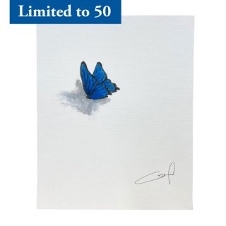 【LIMITED】HAN GI CHAN DESIGN ART PANEL＜BLUE MORPHO＞ver.A with SERIAL NO.