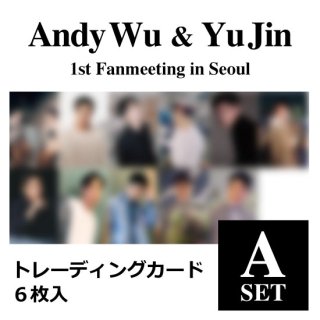 AndyWu & YuJin トレーディングカード Aセット 6枚入 1st Fanmeeting in Seoul