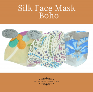 【配送料無料】SILK Face Masks - Boho