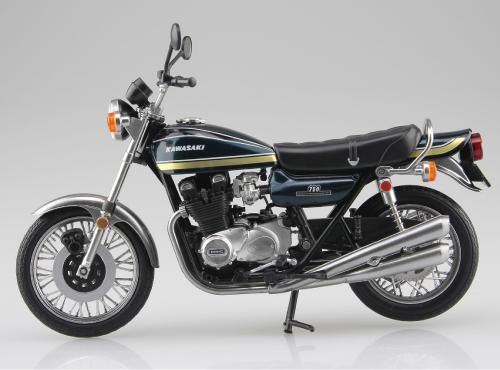 KAWASAKI 750RS」1/12スケール DIECAST MOTORCYCLE 玉虫ブルー
