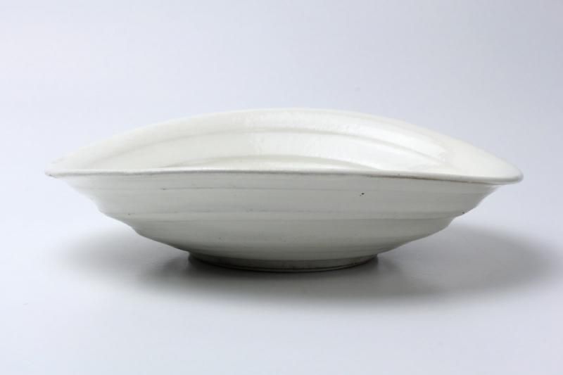 粉引たわみカレー皿 ・熊谷雅博 - 暮らしを楽しむうつわ・作家