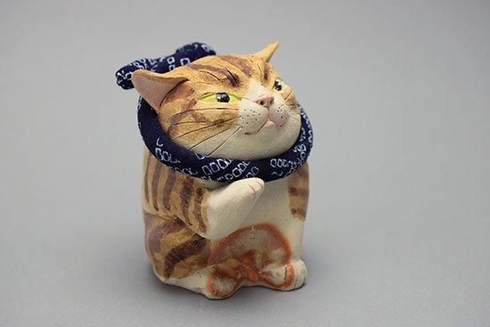 満福まねき猫(B)・水谷満 - 暮らしを楽しむうつわ・作家ものの和