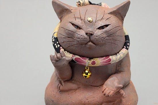 猫仏(焼き締め)・水谷満 - 暮らしを楽しむうつわ・作家ものの和食器