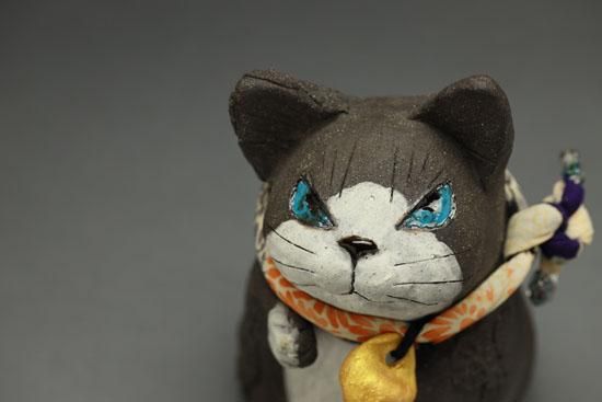 【新品】人気作家 岡村洋子 猫かぶりシリーズ 猪 置物 焼き物 岡村洋子（猫） - 暮らしを楽しむうつわ・作家ものの和食器通販