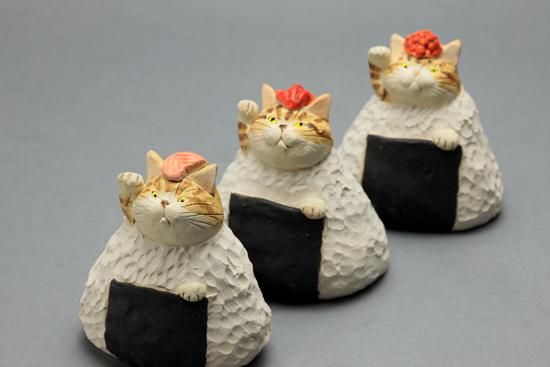 おむすび猫(梅干し)・水谷満 - 暮らしを楽しむうつわ・作家