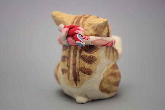 猫　置物　お雛様　水谷満 楽天市場】水谷満 作頑固おやじ猫の焼き物たち皿や器や招き猫