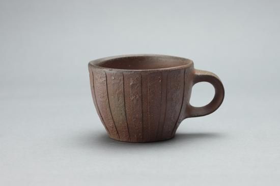 備前焼丸カップ(C)髙田裕之 - 暮らしを楽しむうつわ・作家ものの