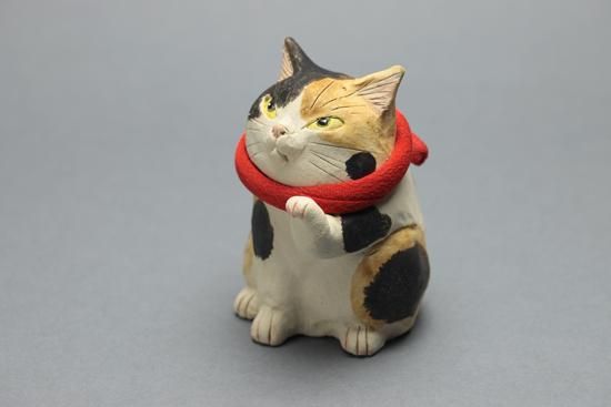 満福まねき猫(E)・水谷満 - 暮らしを楽しむうつわ・作家ものの和 満福まねき猫(E)・水谷満 - 暮らしを楽しむうつわ・作家ものの和
