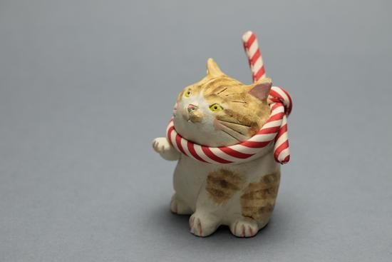 レア　水谷満さん作品　伊勢招き猫祭り キャンディ猫さん 水谷満（陶芸ほか） – 来る福招き猫まつり